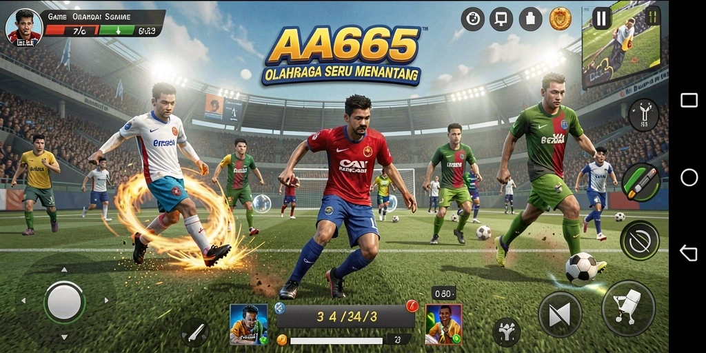Tampilan gameplay menantang dan menarik dari AA666.