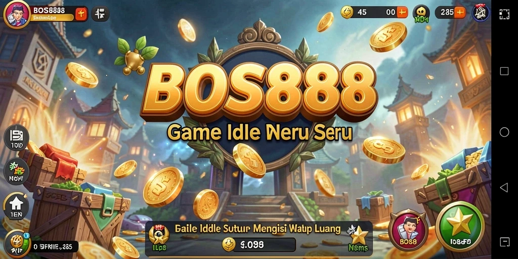 Screenshot gameplay BOS88 yang menarik, menunjukkan elemen permainan Idle.