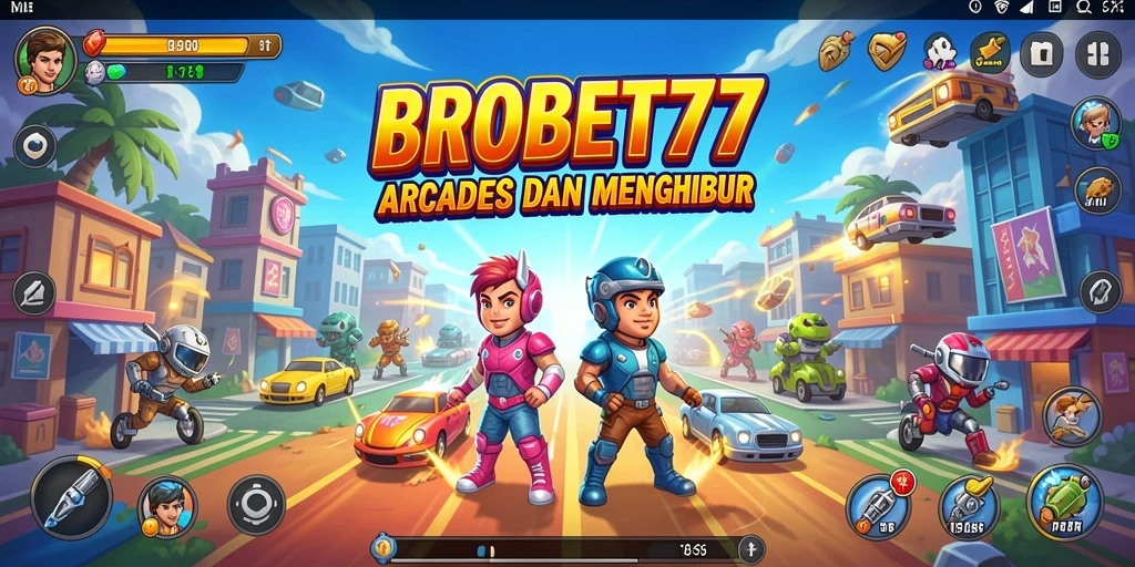 Tampilan gameplay seru dari BROBET77 yang menantang