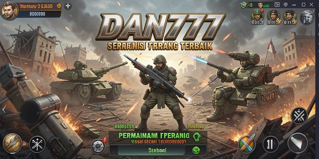 Screenshot gameplay <strong>DAN777</strong> menampilkan aksi pertempuran strategis yang mendebarkan.