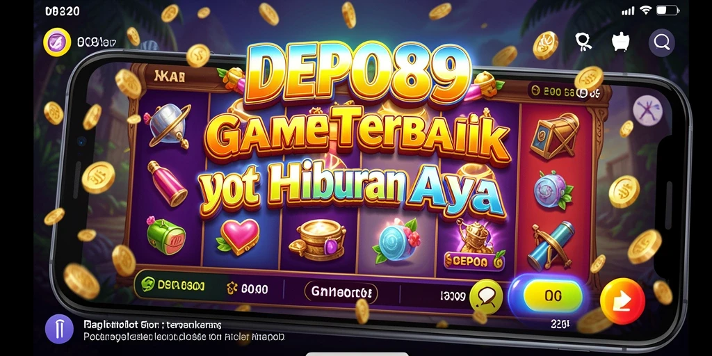 Tampilan menarik dari gameplay Slot di DEPO89.