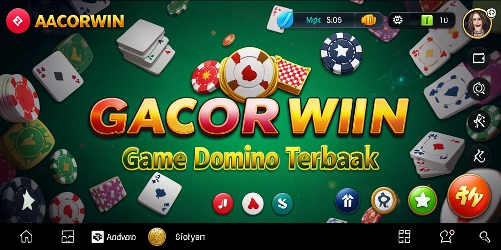 Screenshot gameplay GACORWIN menampilkan keseruan permainan Domino.