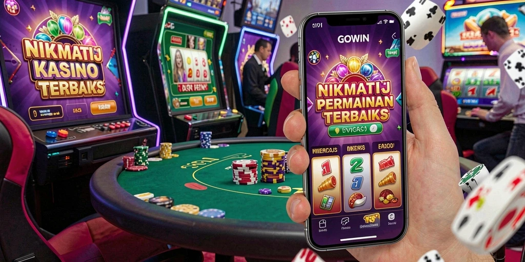 Screenshot GOWIN menunjukkan gameplay seru dengan grafis menarik.