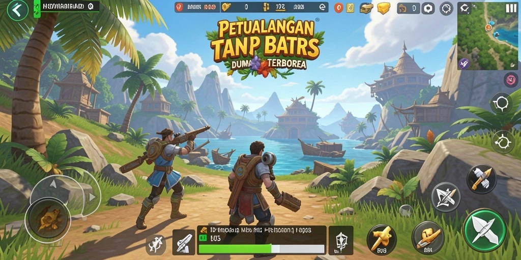 Tampilan gameplay H03 yang memukau dengan dunia yang luas.