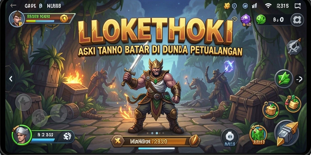 Tampilan gameplay LOKETHOKI yang penuh aksi mendebarkan.