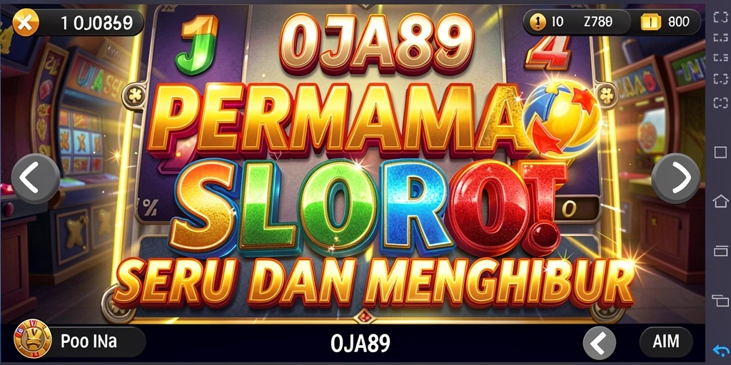 Tampilan gameplay menarik OJA89 dengan slot modern dan fitur inovatif.