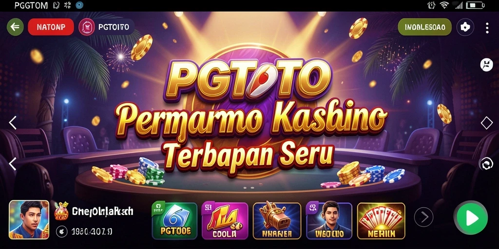 Tampilan gameplay menawan dari permainan Kasino PGTOTO dengan efek visual yang menarik.