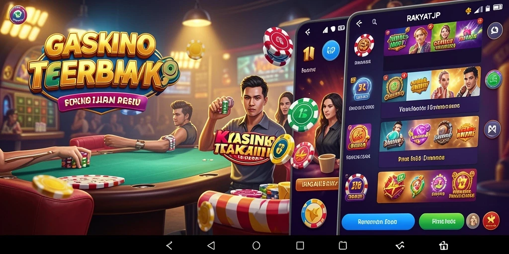 Tampilan gameplay seru dan interaktif dalam RAKYATJP.