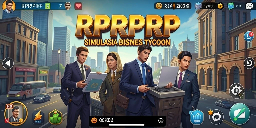 Tangkapan layar RPRPRP menunjukkan gameplay Tycoon yang menarik.