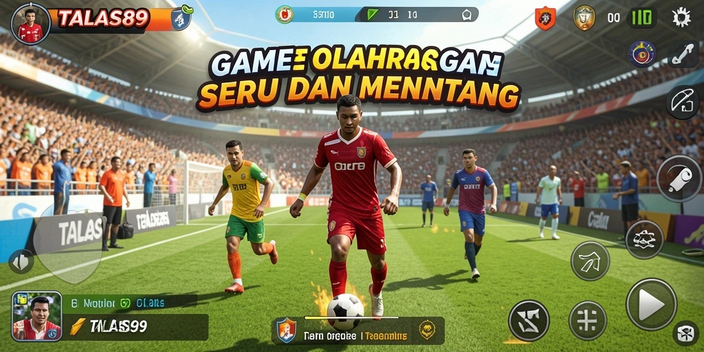Tampilan menarik dengan gameplay olahraga seru dalam TALAS89.
