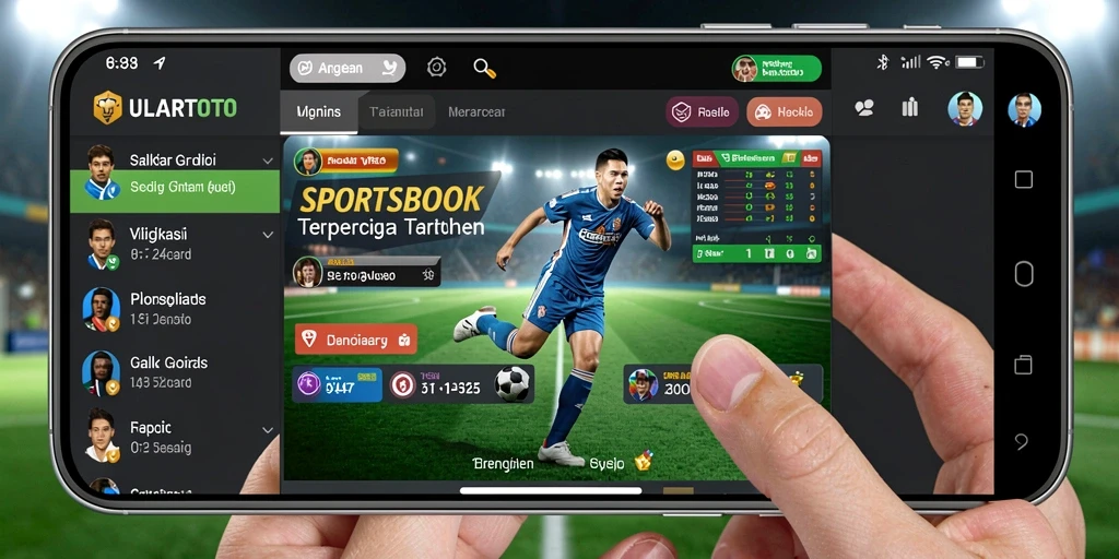 Tampilan gameplay ULARTOTO dengan fitur sportsbook terbaik.