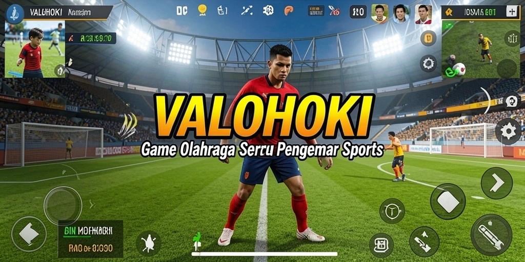 Tampilan gameplay VALOHOKI yang seru dan menantang dalam olahraga.