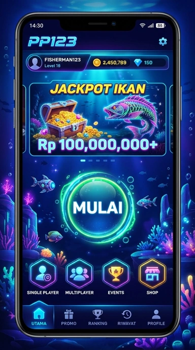 Pengguna sedang menavigasi katalog aplikasi di pp123.